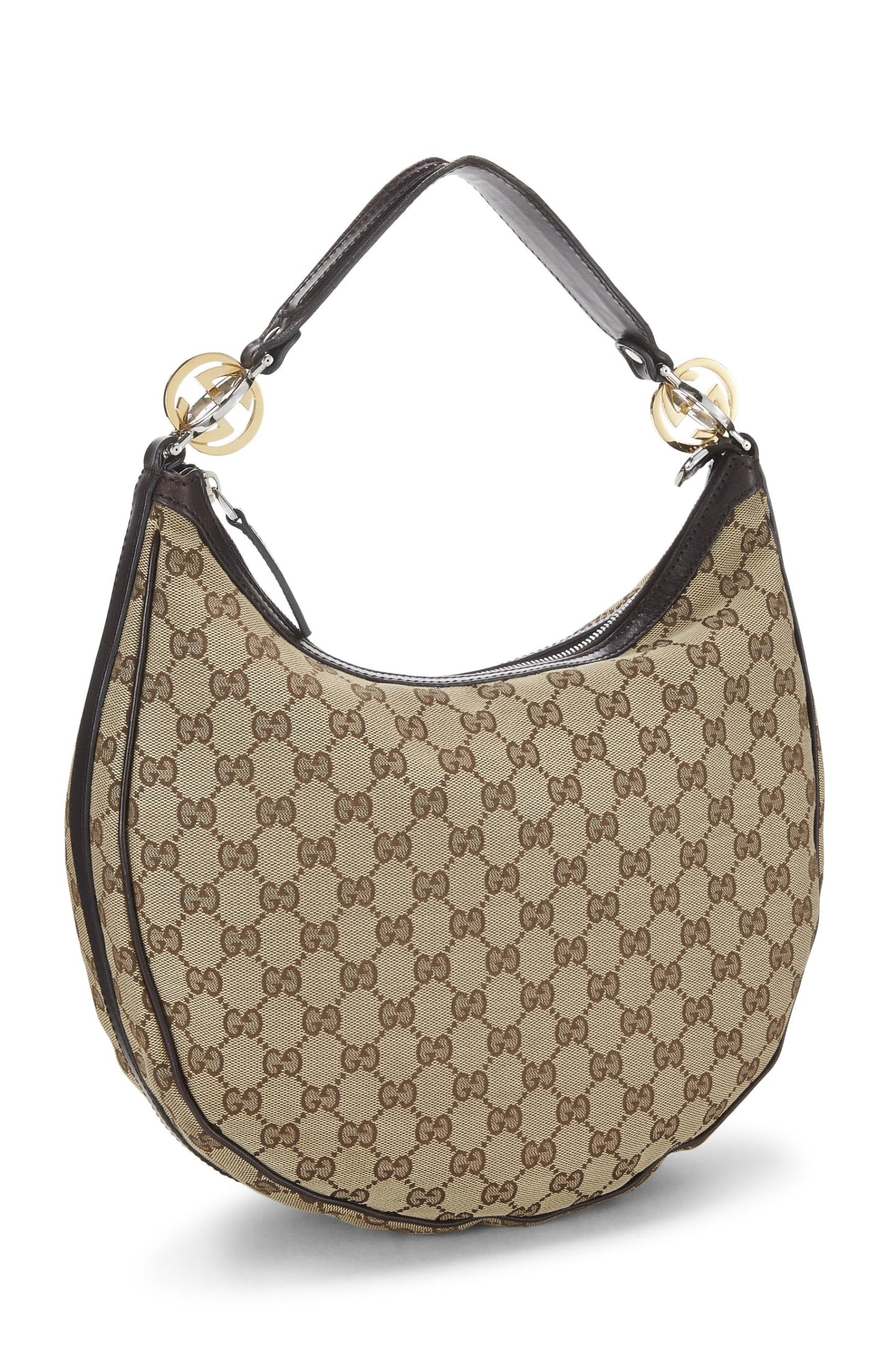 Gucci,  Original GG Canvas Twins Hobo, Brown