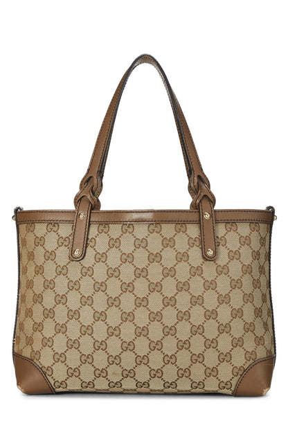 Gucci,  Brown Original GG Canvas Craft Tote, Brown