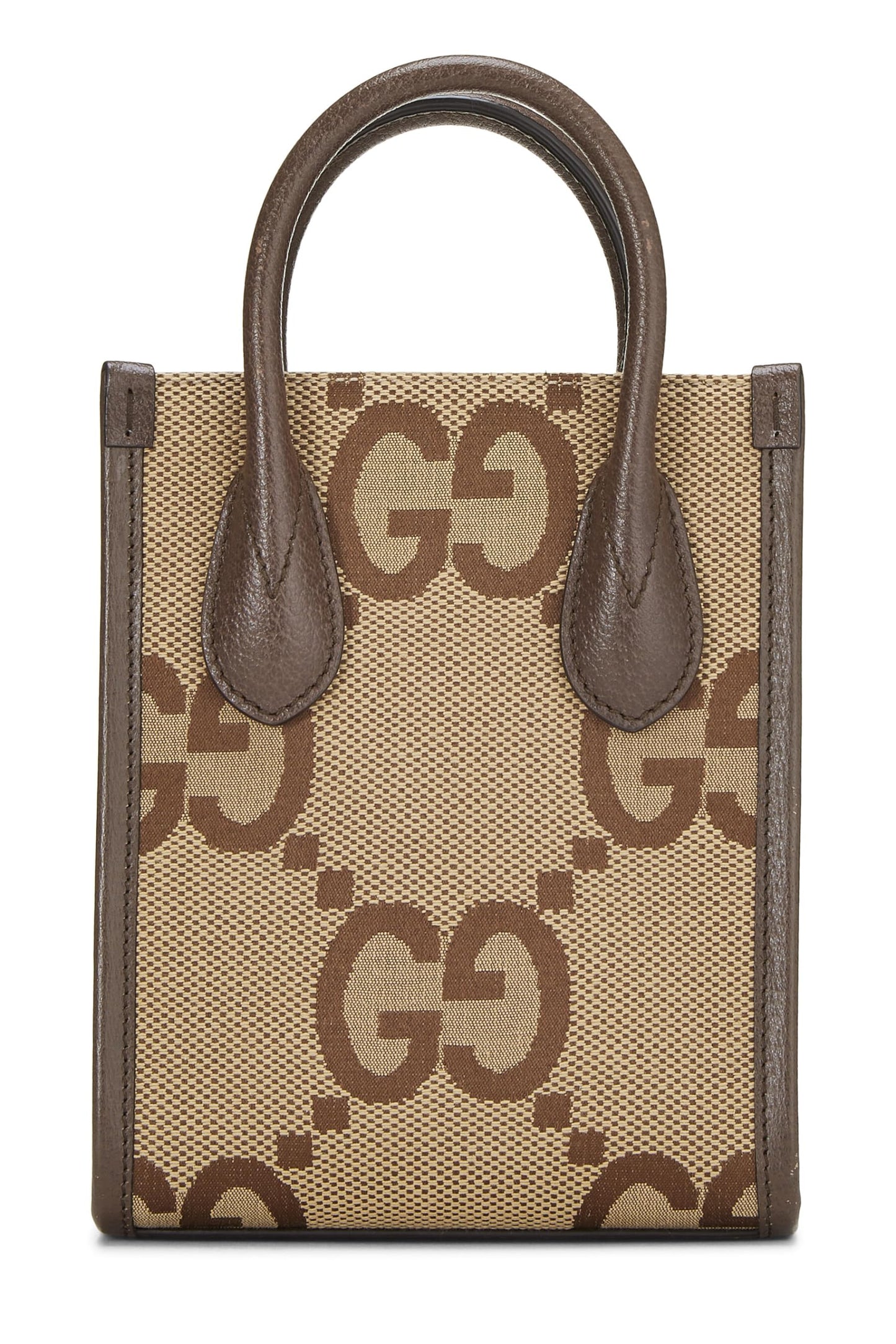 Gucci,  Brown Jumbo GG Canvas Tote Mini, Brown