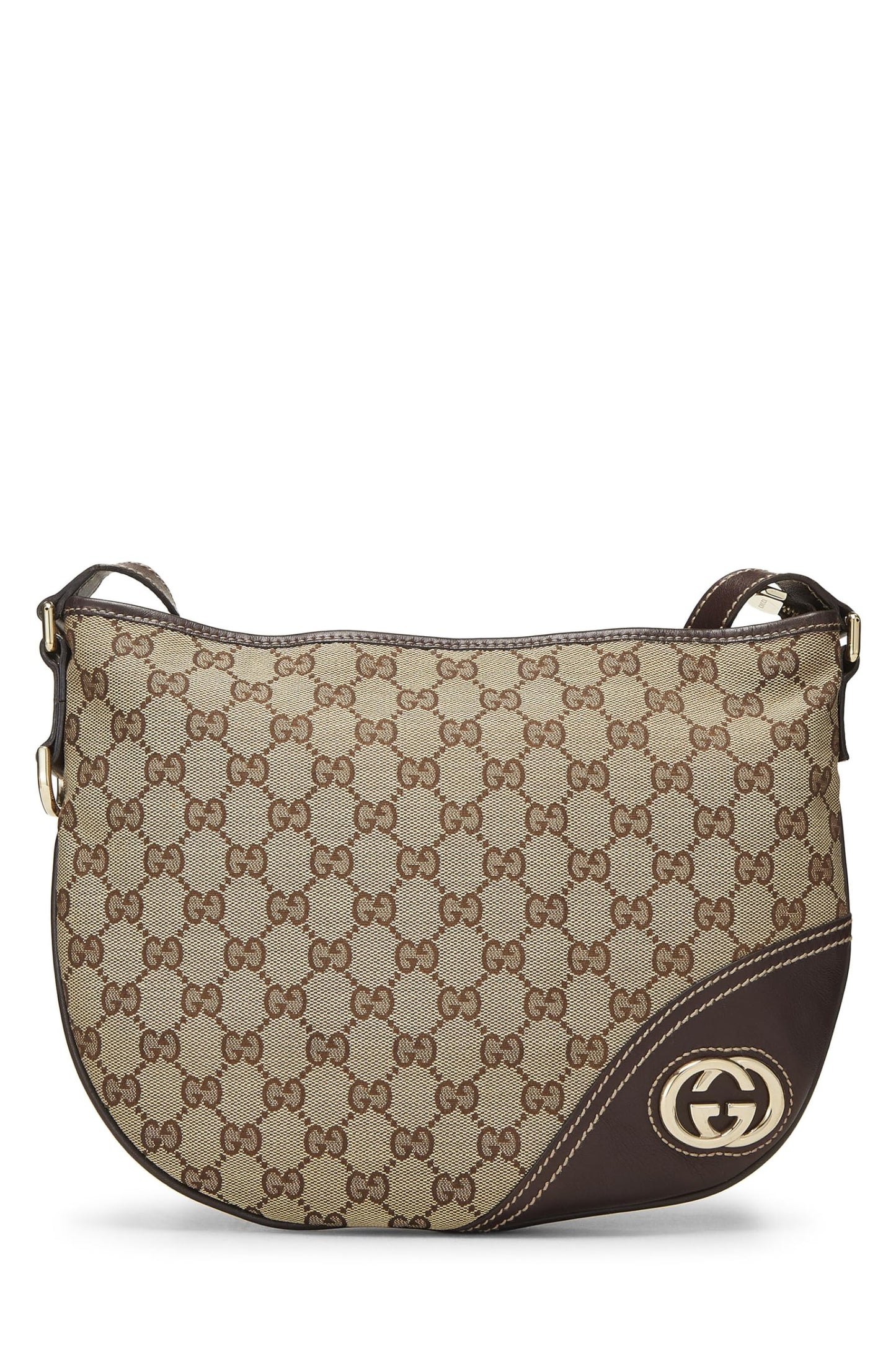 Gucci,  Original GG Canvas Britt Messenger, Brown