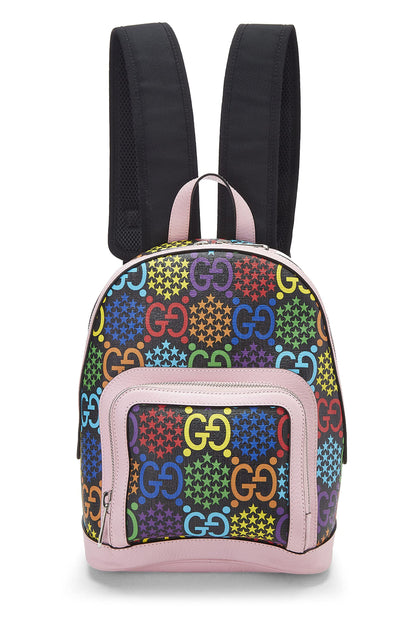 Gucci,  Multicolor GG Supreme Psychedelic Backpack Small, Multi