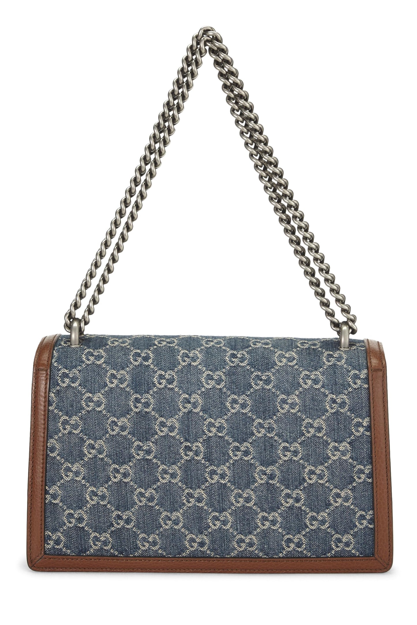 Gucci,  Blue Denim Dionysus Shoulder Bag Small, Blue