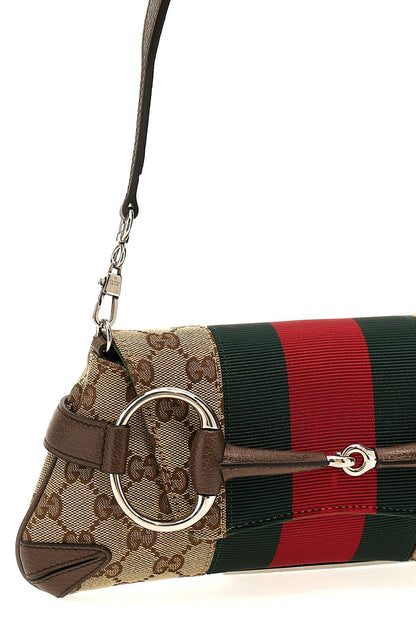 Gucci Women 'Horsebit Chain' Small Shoulder Bag