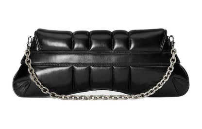 (WMNS) Gucci Horsebit Chain Medium Shoulder Bag 'Black' 764255-AACU1-1000