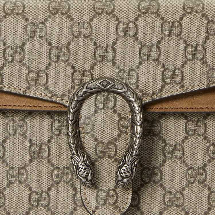 (WMNS) Gucci Small Dionysus Top Handle Bag 'Beige Ebony' 739496-KHNRN-8642