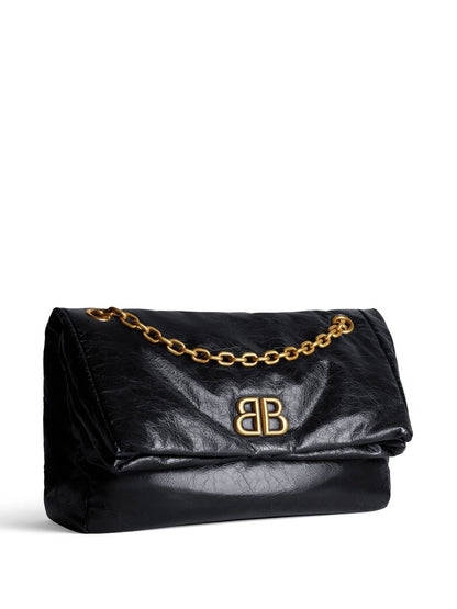 Balenciaga Women Medium Monaco Chain-Strap Bag