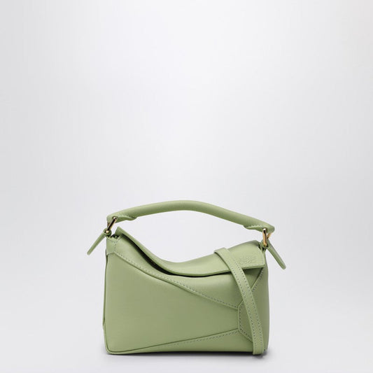 Loewe Puzzle Mini Light Green Bag Women