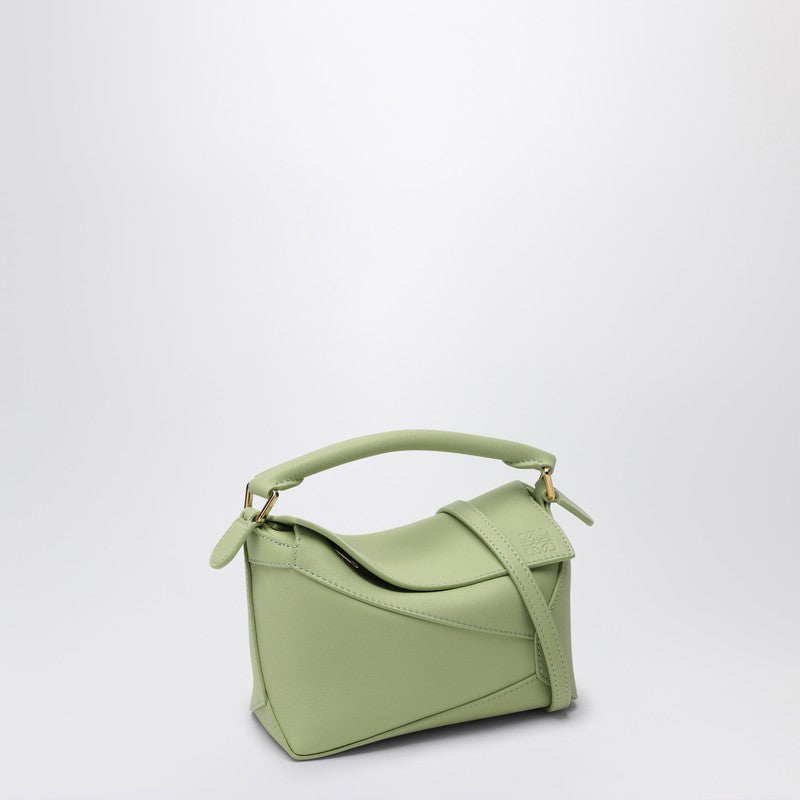 Loewe Puzzle Mini Light Green Bag Women