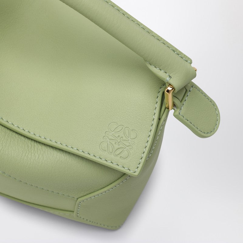 Loewe Puzzle Mini Light Green Bag Women