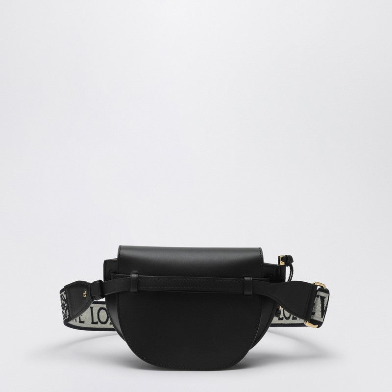 Loewe Mini Gate Dual Black Leather Bag Women