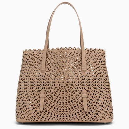 Alaia Mina 32 Sand Calfskin Bag Women