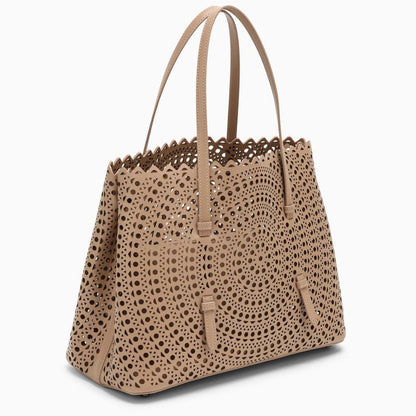 Alaia Mina 32 Sand Calfskin Bag Women