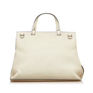 Gucci Bamboo Daily Handbag Medium White