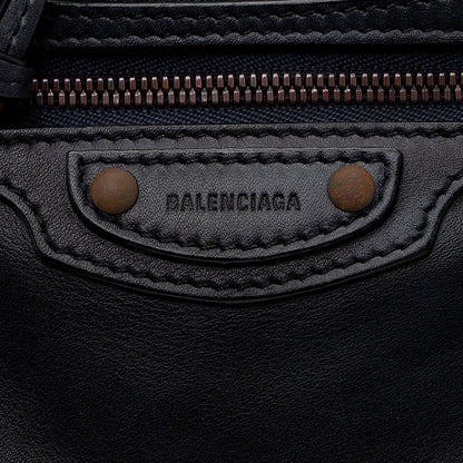 Balenciaga Calfskin Neo Classic Rust Hardware City Mini Satchel (SHF-pzIHQZ)