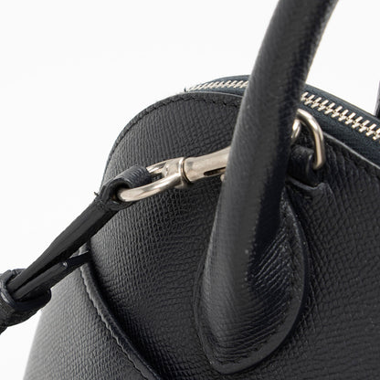 Balenciaga Grained Calfskin Ville Small Top Handle Bag (SHF-qe8paK)