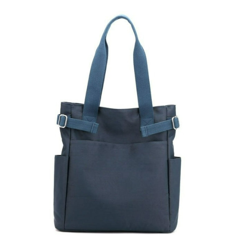 Women's Solid Color Nylon Shoulder Bag