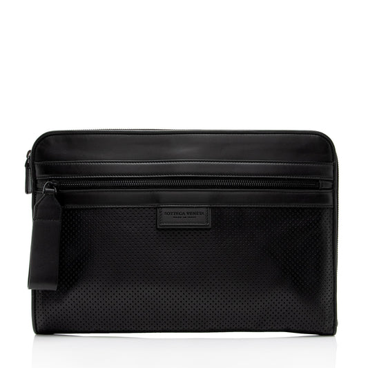 Bottega Veneta Calfskin Half-Zip Document Case (SHF-Pejym8)