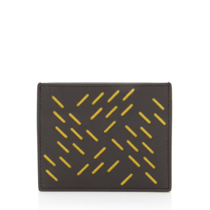 Bottega Veneta Calfskin Laser Cut Card Holder (SHF-nQ2w0D)