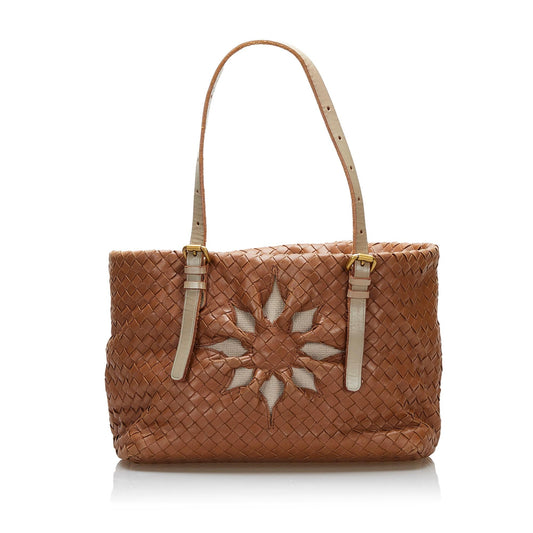 Bottega Veneta Intrecciato Flower Tote (SHG-iifMpY)