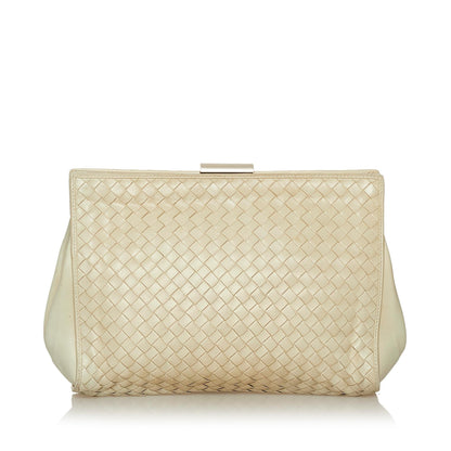 Bottega Veneta Intrecciato Leather Clutch Bag (SHG-29056)