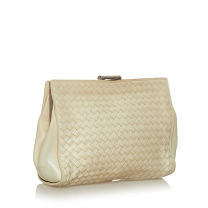 Bottega Veneta Intrecciato Leather Clutch Bag (SHG-29056)