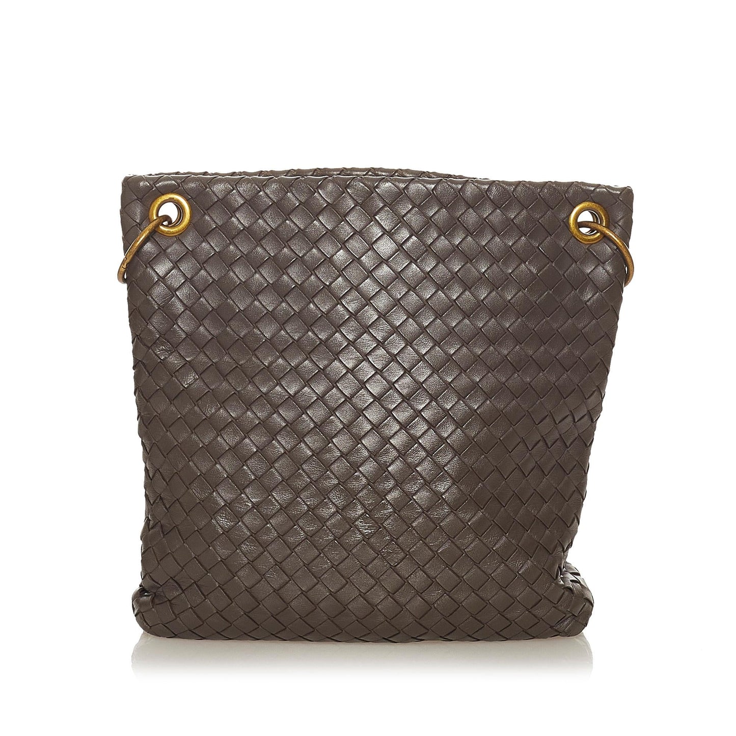 Bottega Veneta Intrecciato Leather Crossbody Bag (SHG-27382)