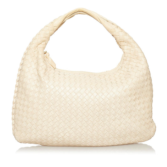 Bottega Veneta Intrecciato Leather Hobo Bag (SHG-30414)