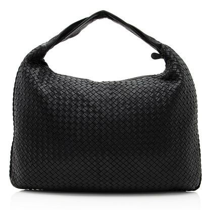 Bottega Veneta Intrecciato Nappa Leather Maxi Hobo (SHF-19888)