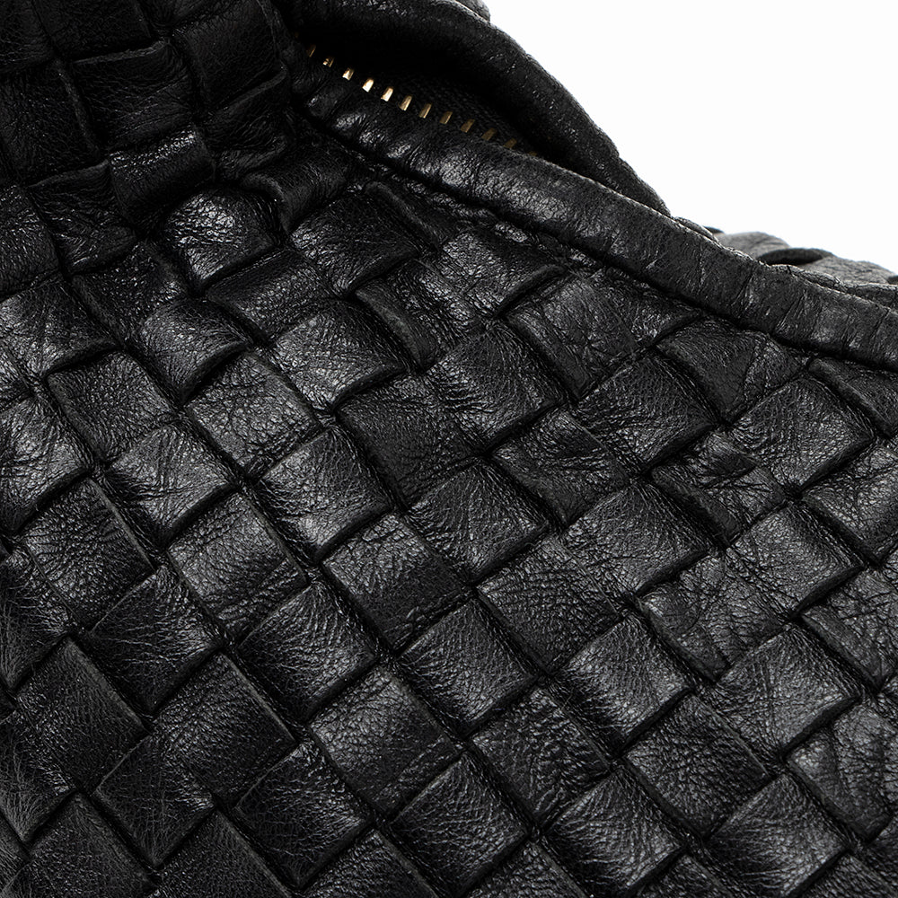 Bottega Veneta Intrecciato Nappa Leather Maxi Hobo (SHF-19888)