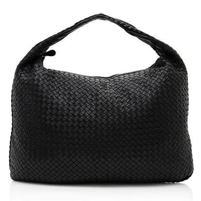 Bottega Veneta Intrecciato Nappa Leather Maxi Hobo (SHF-19888)