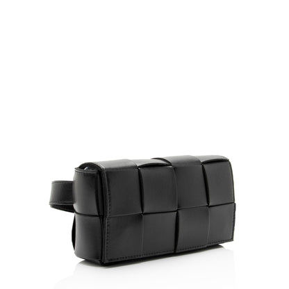 Bottega Veneta Lambskin Cassette Belt Bag (SHF-NRy7kE)