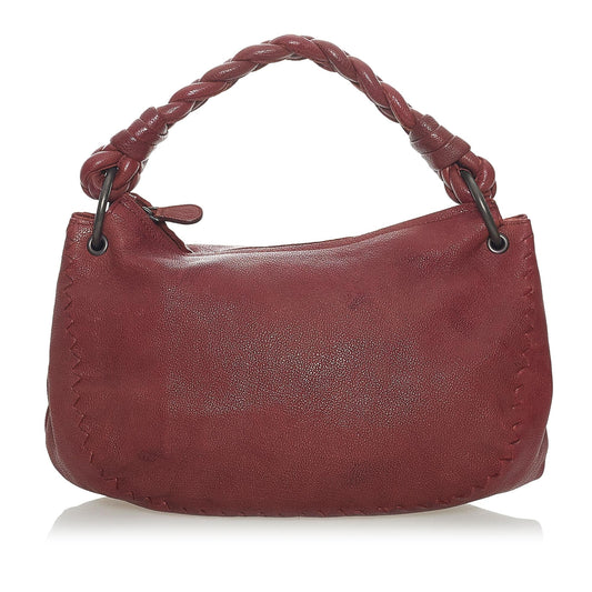 Bottega Veneta Leather Hobo Bag (SHG-28137)