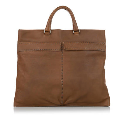 Bottega Veneta Leather Tote Bag (SHG-28844)