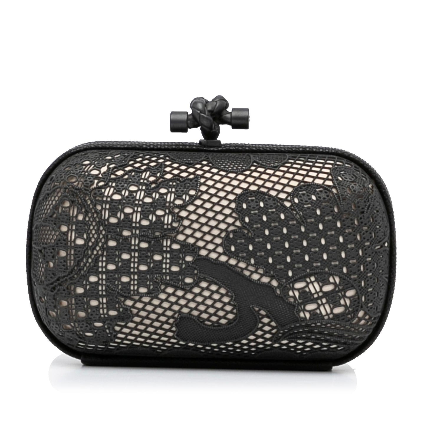 Bottega Veneta Metal Lace Karung Knot Clutch (SHG-3X4oDZ)