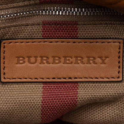 Burberry Calfskin House Check Maidstone Small Shoulder Bag (SHF-23705)