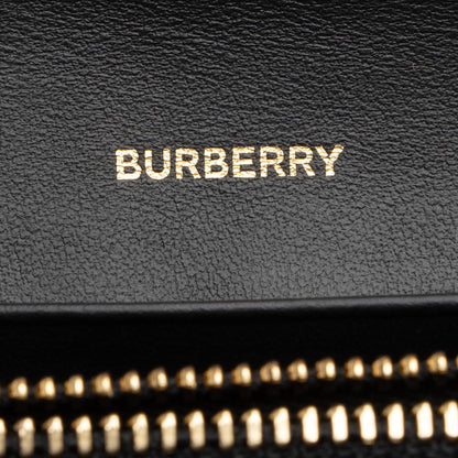 Burberry Check Smooth Calfskin Halton Continental Wallet (SHF-23105)