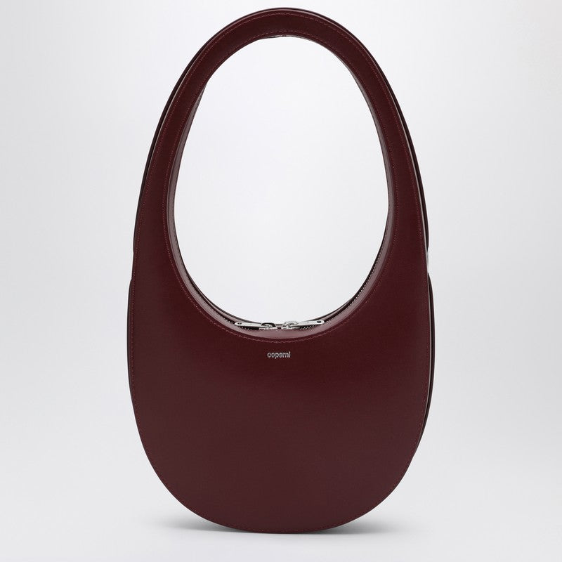 Coperni Burgundy Leather Swipe Bag Women