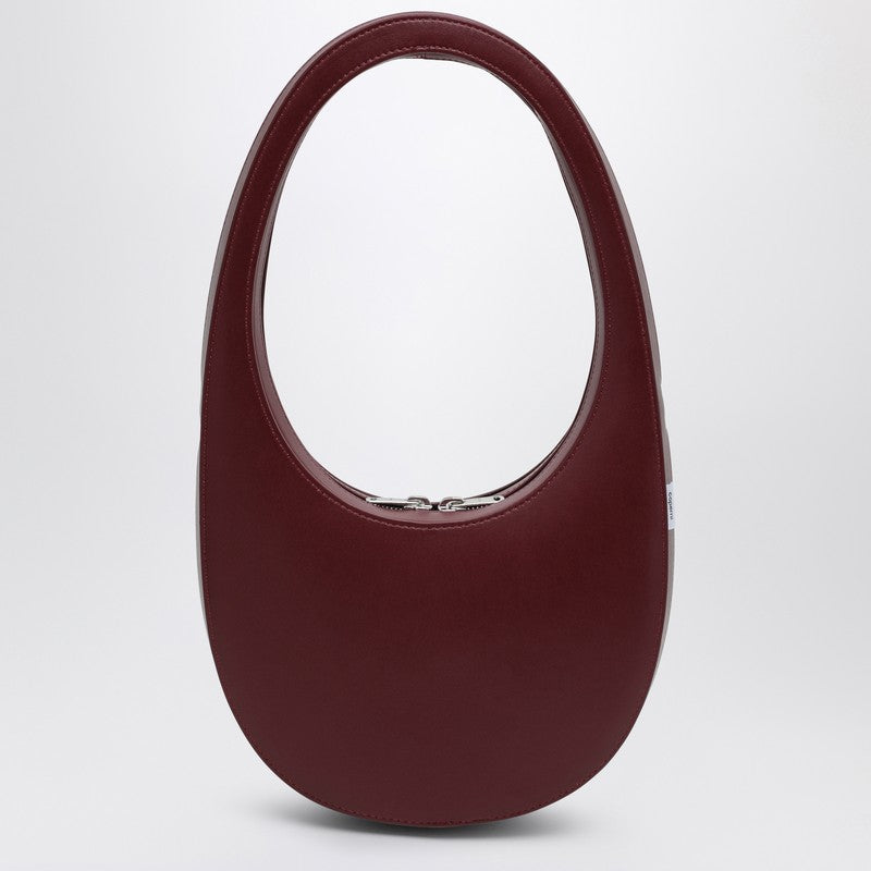 Coperni Burgundy Leather Swipe Bag Women