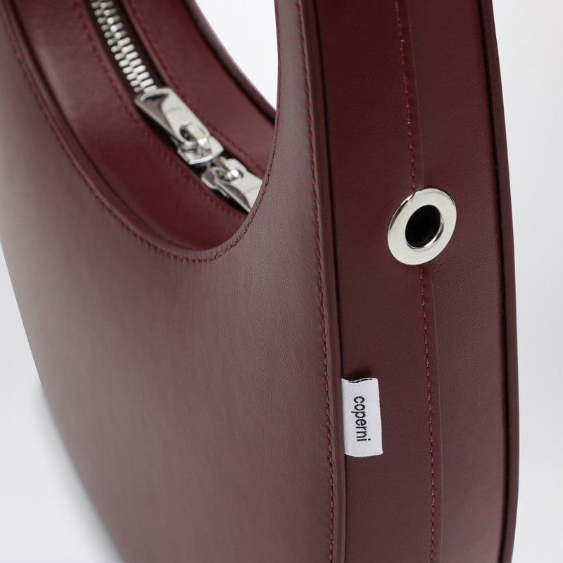 Coperni Burgundy Leather Swipe Bag Women