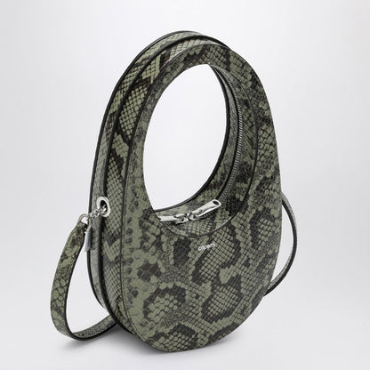 Coperni Snake Print Leather Small Swipe Bag Women