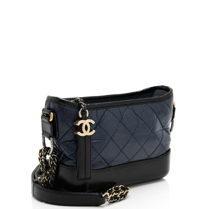 Chanel Aged Calfskin Gabrielle Small Hobo (SHF-HRtG2w)