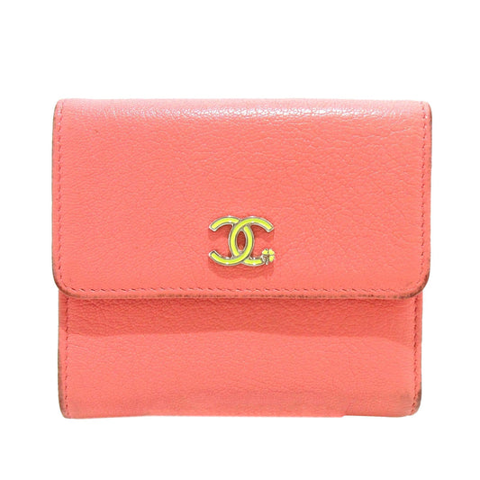 Chanel CC Lucky Clover Calfskin Small Wallet (SHG-kFLM7a)