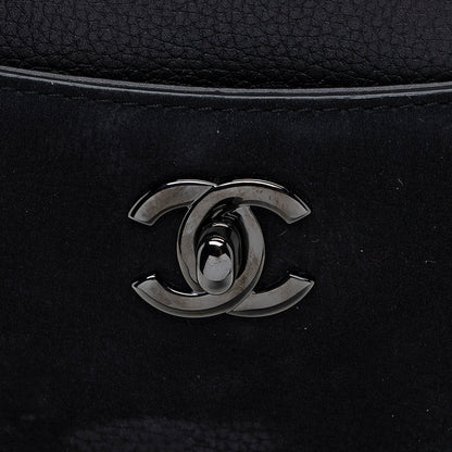 Chanel Grained Calfskin Suede Neo Executive Large Shopping Tote (SHF-16755)