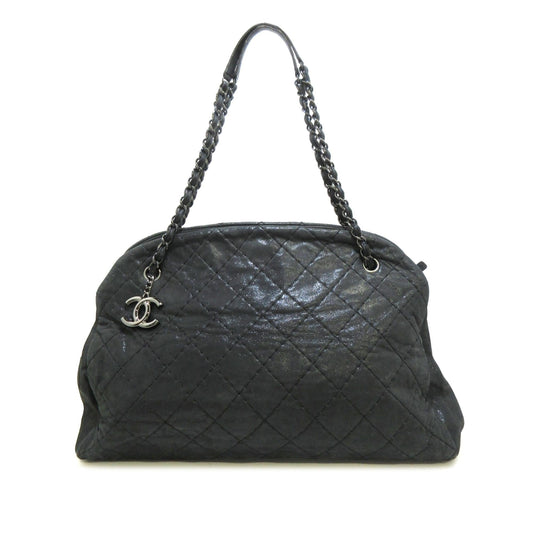 Chanel Large Quilted Iridescent Calfskin Just Mademoiselle (SHG-DQ0Wzz)