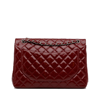 Chanel Maxi Classic Patent Leather Double Flap Bag (SHG-91zs9Y)