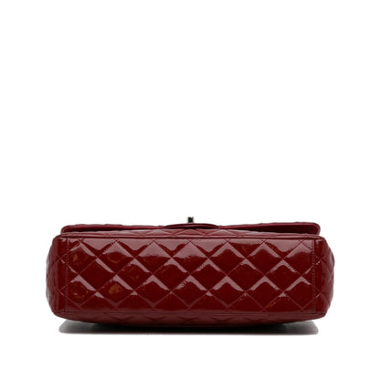 Chanel Maxi Classic Patent Leather Double Flap Bag (SHG-91zs9Y)