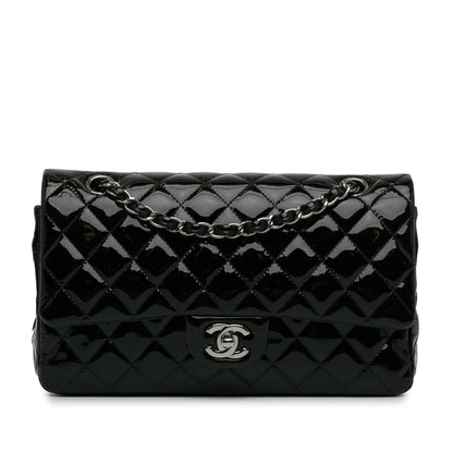 Chanel Medium Classic Patent Double Flap (SHG-LOFzHY)