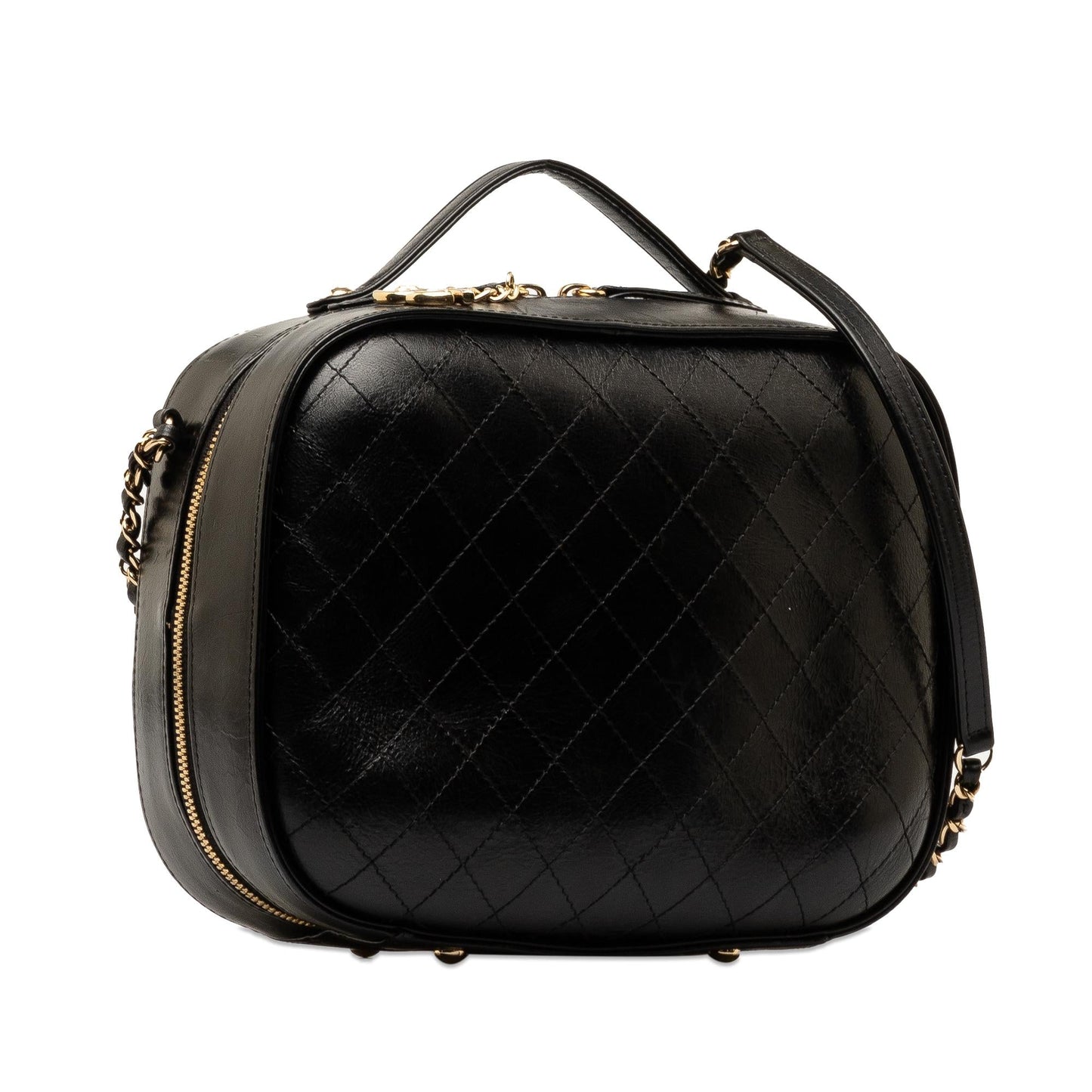 Chanel Medium Crumpled Calfskin Vanity Case (SHG-tJJn02)