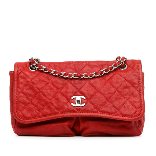 Chanel Medium Grained Calfskin Natural Beauty Flap (SHG-7g4FUr)