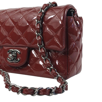 Chanel Mini Classic Patent Rectangular Single Flap (SHG-PHzGTi)